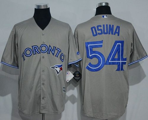 Blue Jays #54 Roberto Osuna Grey New Cool Base Stitched MLB Jersey